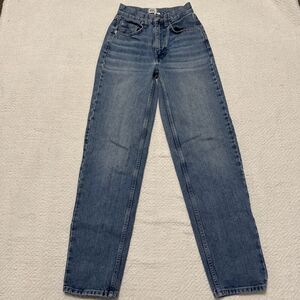 BDG High Rise Baggy Jean 100% cotton Medium Wash size 24